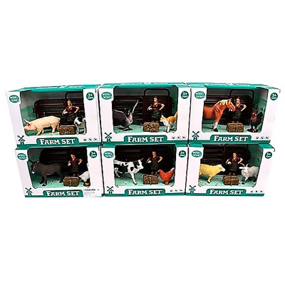 Набор Фермер 3 фигурки аксессуары Наша игрушка 2144633 1